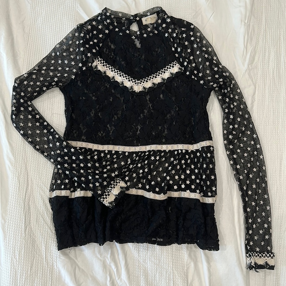 Meadow Rue lace blouse